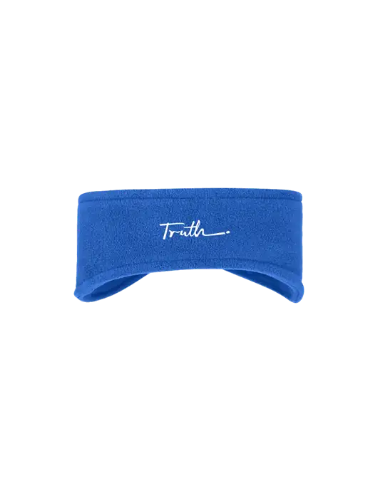 Royal Stretch Fleece Headband w/Truth Logo