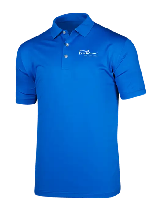 Callaway Vibrant Royal Blue Ventilated Polo w/Truth Logo