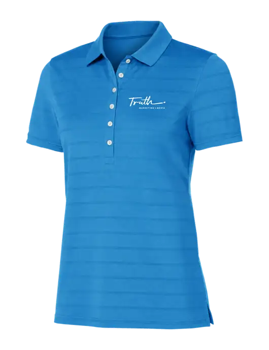 Callaway Womens Royal Blue Ventilated Polo w/Truth Logo