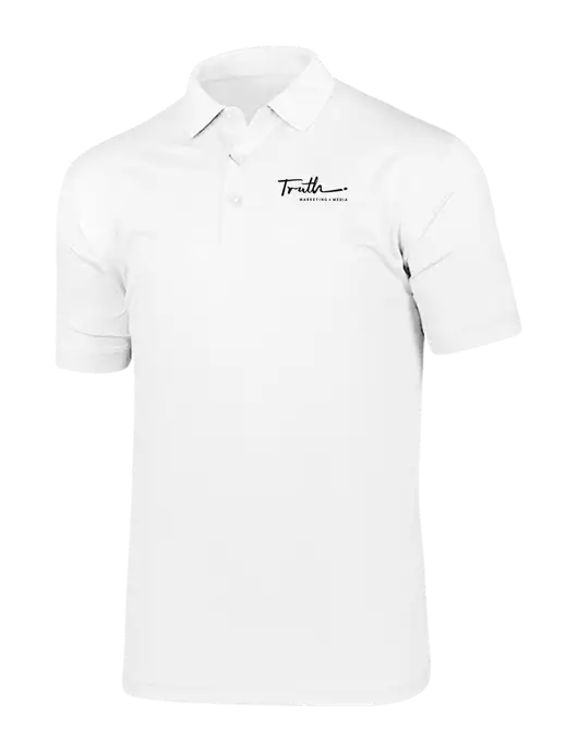 Callaway Vibrant Bright White Ventilated Polo w/Truth Logo