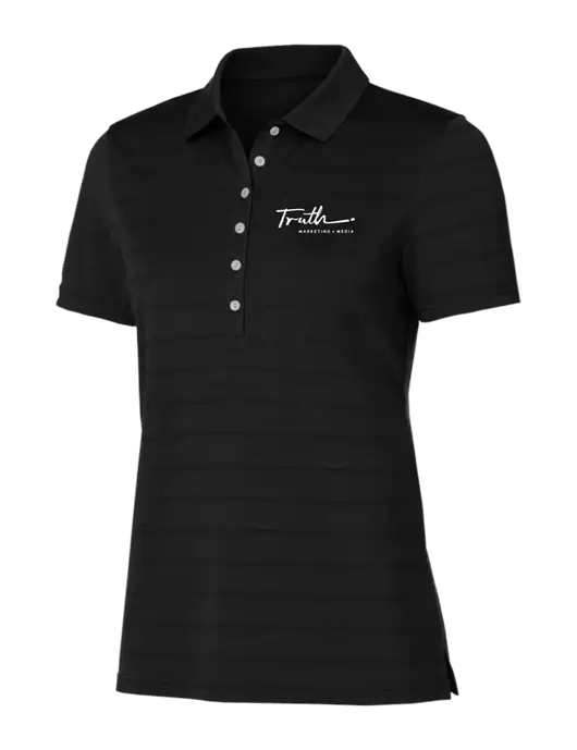 Callaway Womens Black Ventilated Polo w/Truth Logo