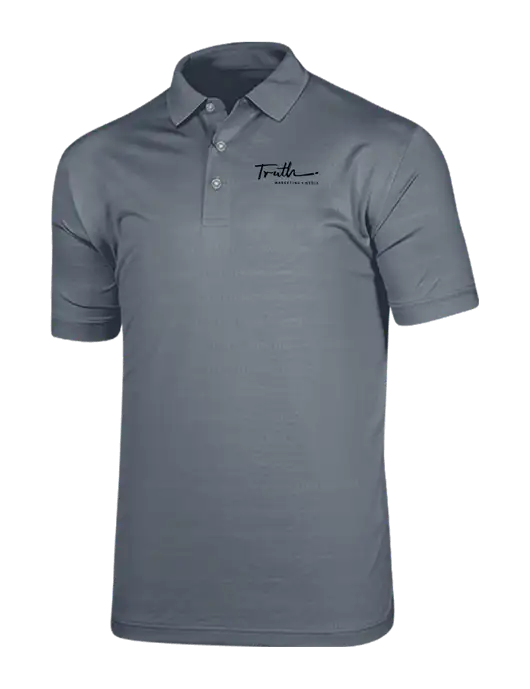 Callaway Vibrant Light Grey Ventilated Polo w/Truth Logo