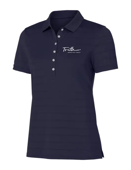 Callaway Womens Navy Ventilated Polo w/Truth Logo