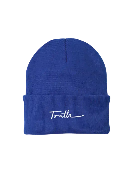 Royal Knit Cap w/Truth Logo