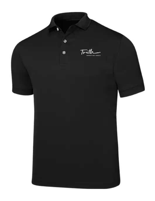 Callaway Ottoman Black Polo w/Truth Logo