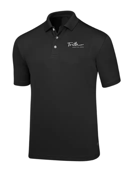 Callaway Core Black Performance Polo w/Truth Logo
