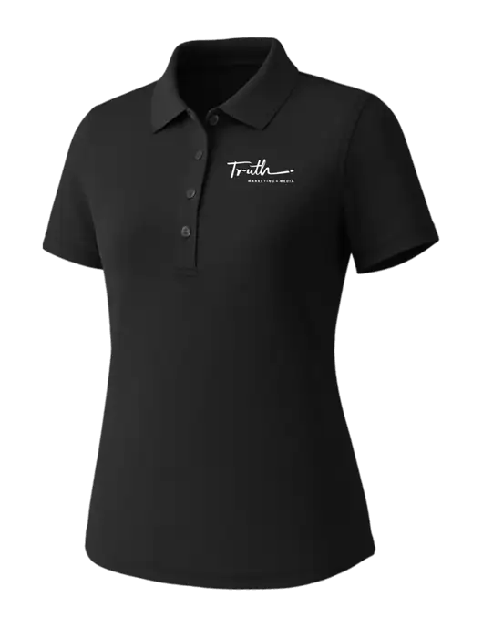 Callaway Womens Core Black Performance Polo w/Truth Logo