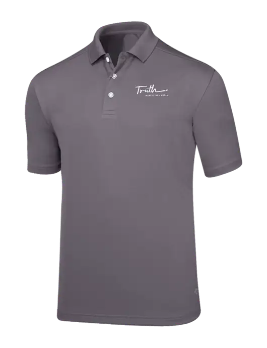 Callaway Core Medium Grey Performance Polo w/Truth Logo