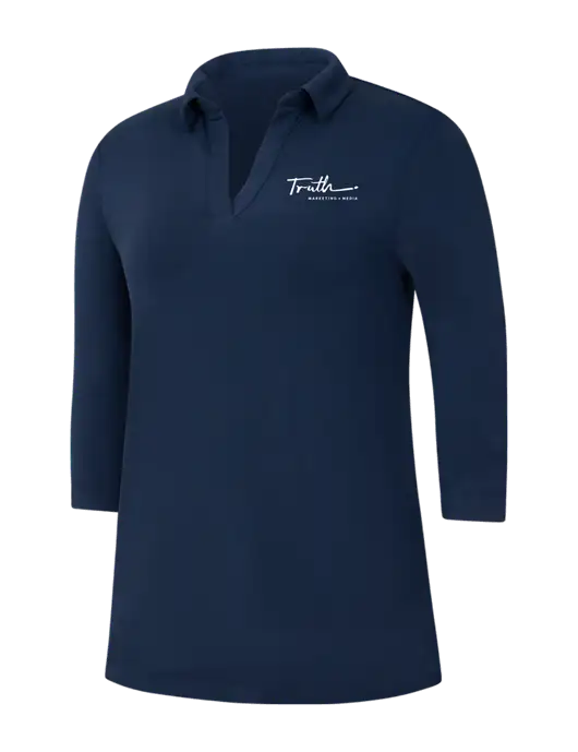 Navy Womens Luxe Knit Tunic w/Truth Logo