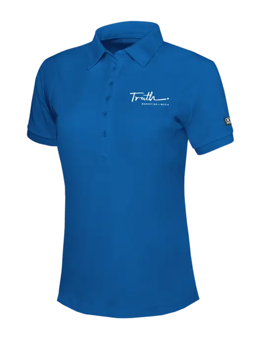 OGIO Womens Royal Blue Jewel Polo w/Truth Logo