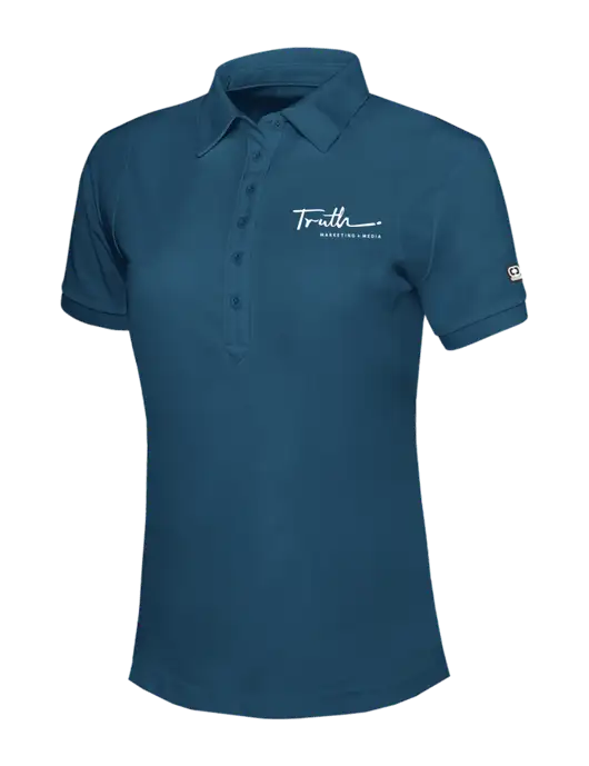 OGIO Womens Light Navy Jewel Polo w/Truth Logo