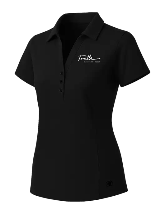 OGIO Womens Blacktop ONYX Polo w/Truth Logo