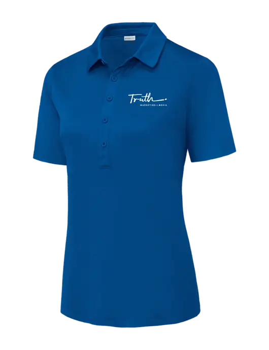 True Royal Womens Posi-UV Pro Polo w/Truth Logo