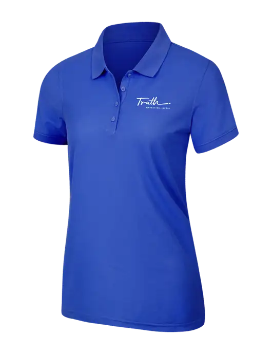 Dark Royal Womens Core Classic Pique Polo w/Truth Logo