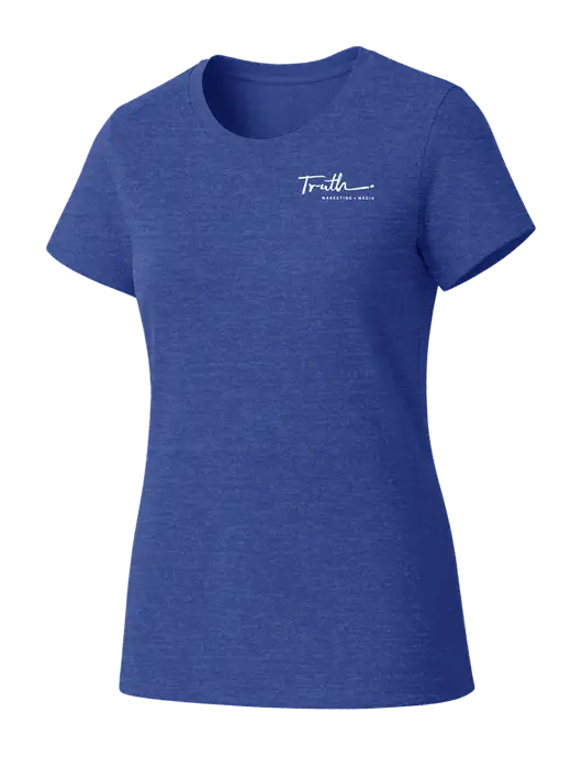 Womens Seriously Soft Royal Frost T-Shirt w/Truth Logo