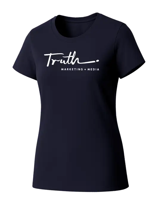 Womens Seriously Soft New Navy T-Shirt w/Truth Logo