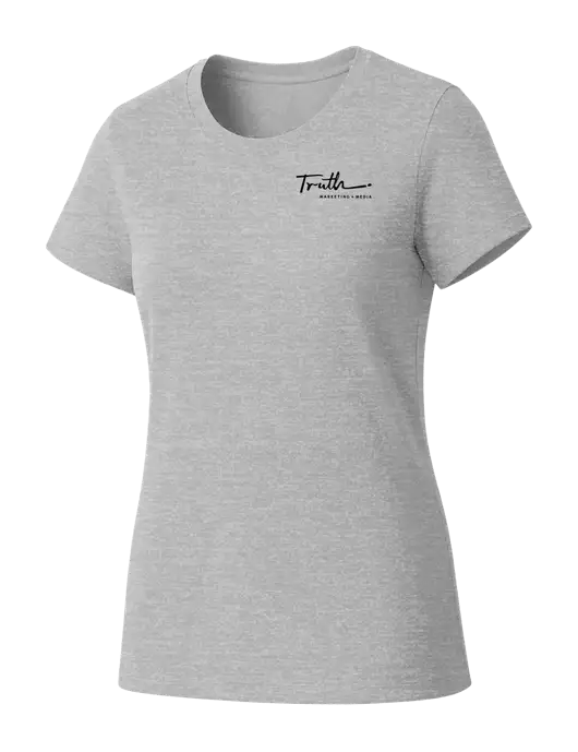 Womens Seriously Soft Light Heathered Grey T-Shirt w/Truth Logo