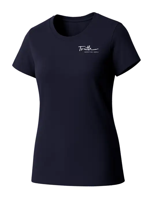 Womens Seriously Soft New Navy T-Shirt w/Truth Logo