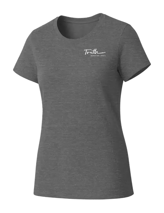 Womens Seriously Soft Grey Frost T-Shirt w/Truth Logo