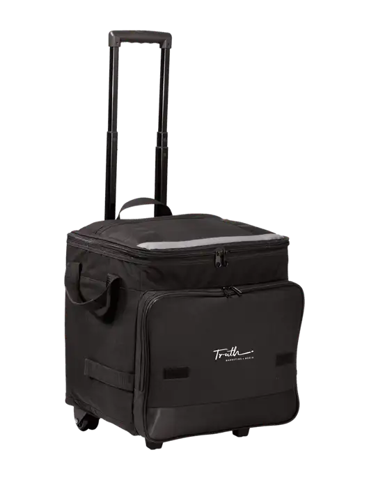 Black Rolling Cooler w/Truth Logo