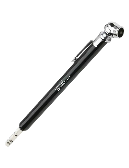 Quick View Black Tire Gauge w/Truth Logo