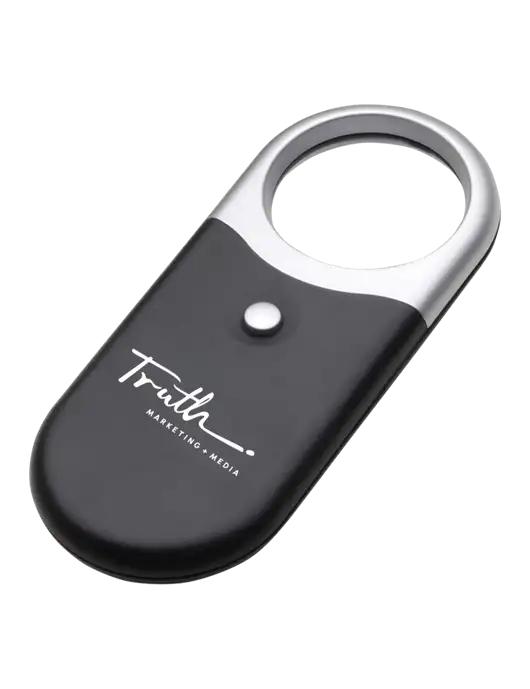 Compact Black Magnifier Light w/Truth Logo