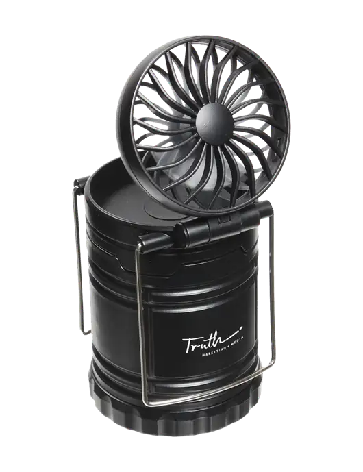 Black Retro Lantern with Fan w/Truth Logo