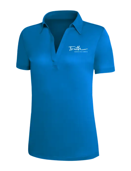 Royal Blue Silk Touch Womens Performance Polo w/Truth Logo