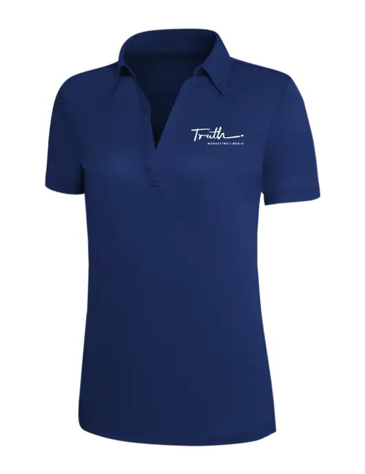 Dark Royal Silk Touch Womens Performance Polo w/Truth Logo