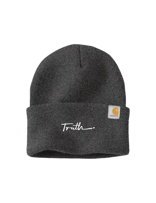 Carhartt Dark Grey Watch Cap 2.0 w/Truth Logo