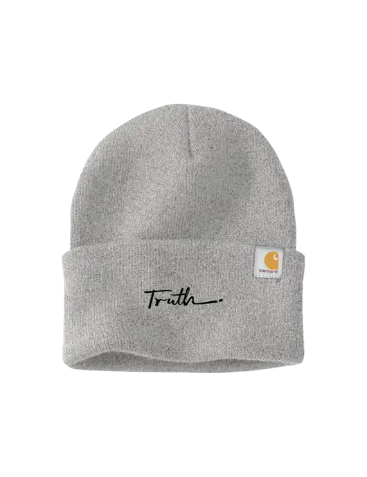 Carhartt Light Grey Heather Watch Cap 2.0 w/Truth Logo