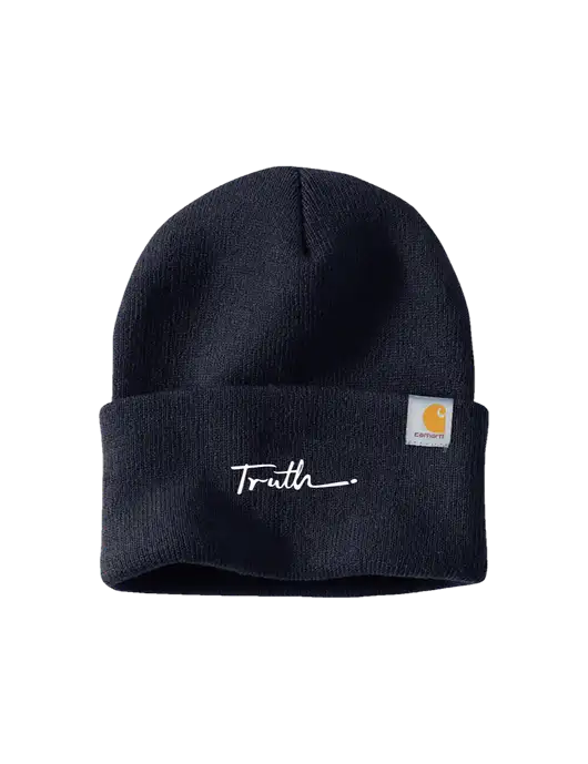 Carhartt Navy Watch Cap 2.0 w/Truth Logo