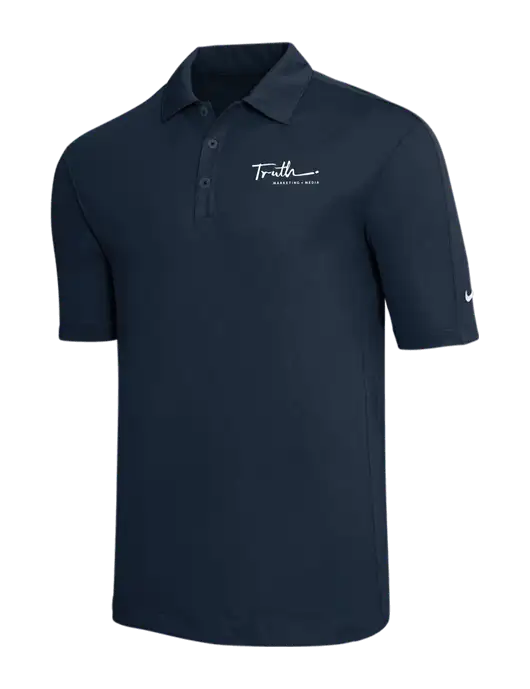 Nike Navy Tech Sport Dri-FIT Polo w/Truth Logo