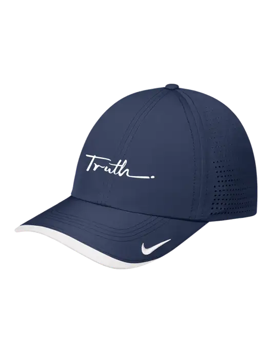 Nike Navy/White Dri-FIT Perforated Performance Cap w/Truth Logo