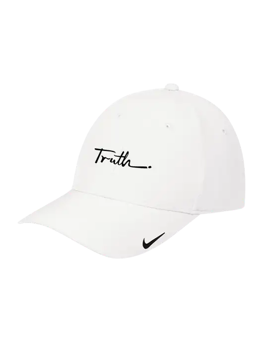 Nike White Dri-FIT Legacy Cap w/Truth Logo