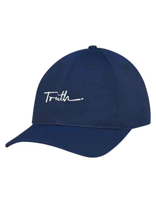 Navy Nylon Twill Performance Cap w/Truth Logo