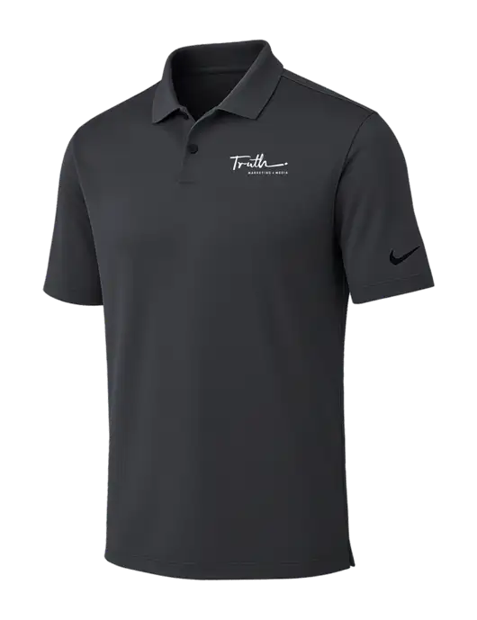Nike Dark Grey Dri-FIT Vapor Polo w/Truth Logo
