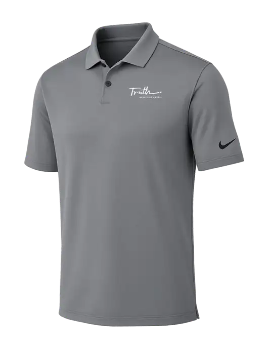 Nike Medium Grey Dri-FIT Vapor Polo w/Truth Logo