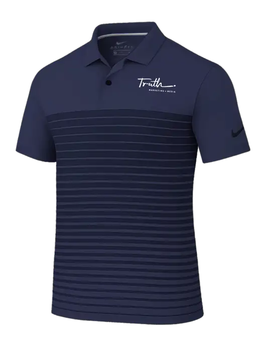 Nike Navy Dri-FIT Vapor Block Polo w/Truth Logo