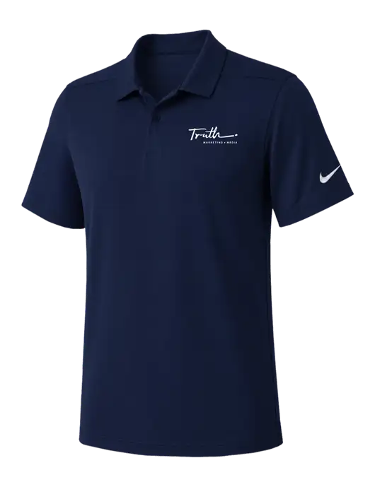 Nike Navy Dry Essential Solid Polo w/Truth Logo