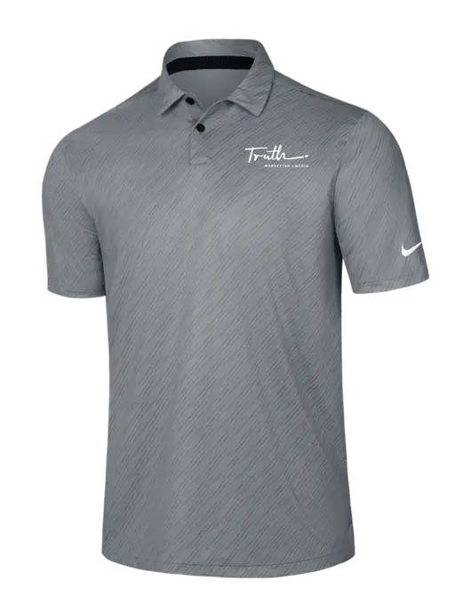 Nike Medium Grey Vapor Dash Polo w/Truth Logo