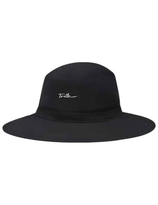 Black Booney Sun Hat w/Truth Logo