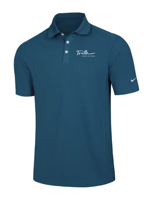 Nike Light Navy Dri-FIT Classic Polo w/Truth Logo