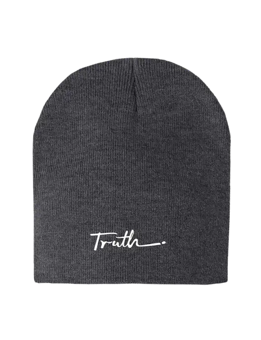 Charcoal Heather Element Knit Beanie w/Truth Logo