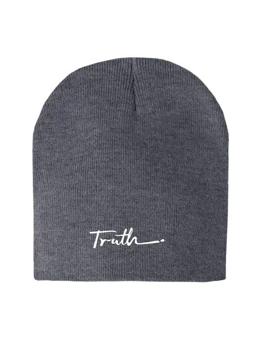 Dark Grey Heather Element Knit Beanie w/Truth Logo