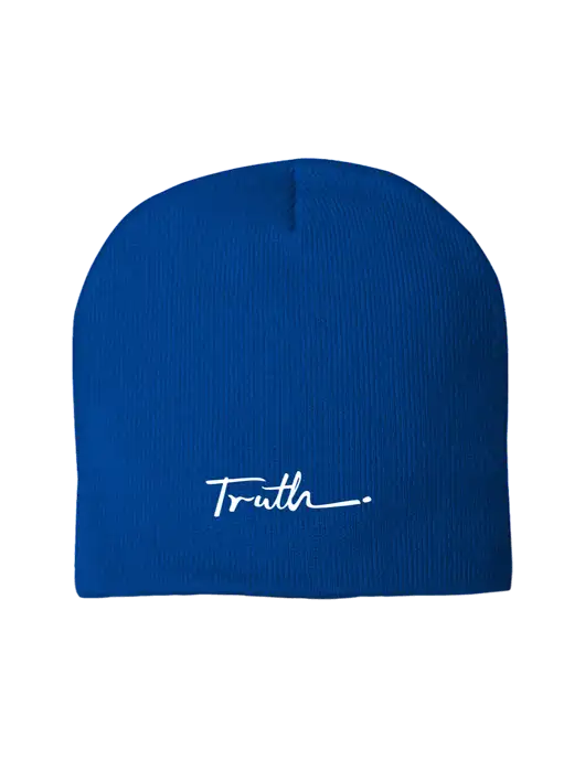 Solid Royal Element Knit Beanie w/Truth Logo