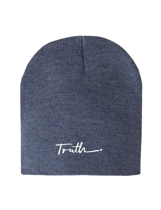 Navy Heather Element Knit Beanie w/Truth Logo