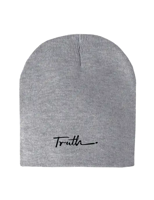 Light Grey Heather Element Knit Beanie w/Truth Logo